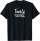 Family, A Little Bit of Crazy, A Little Bit of Loud T-Shirt - T-Shirt | Black