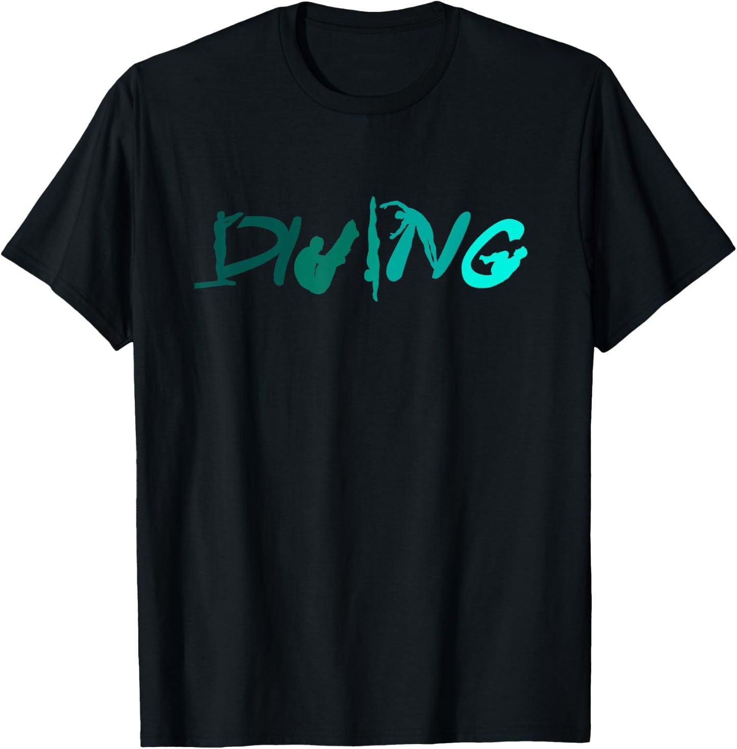 Jumping Board Diving Gifts Platform T-Shirt - T-Shirt | Black