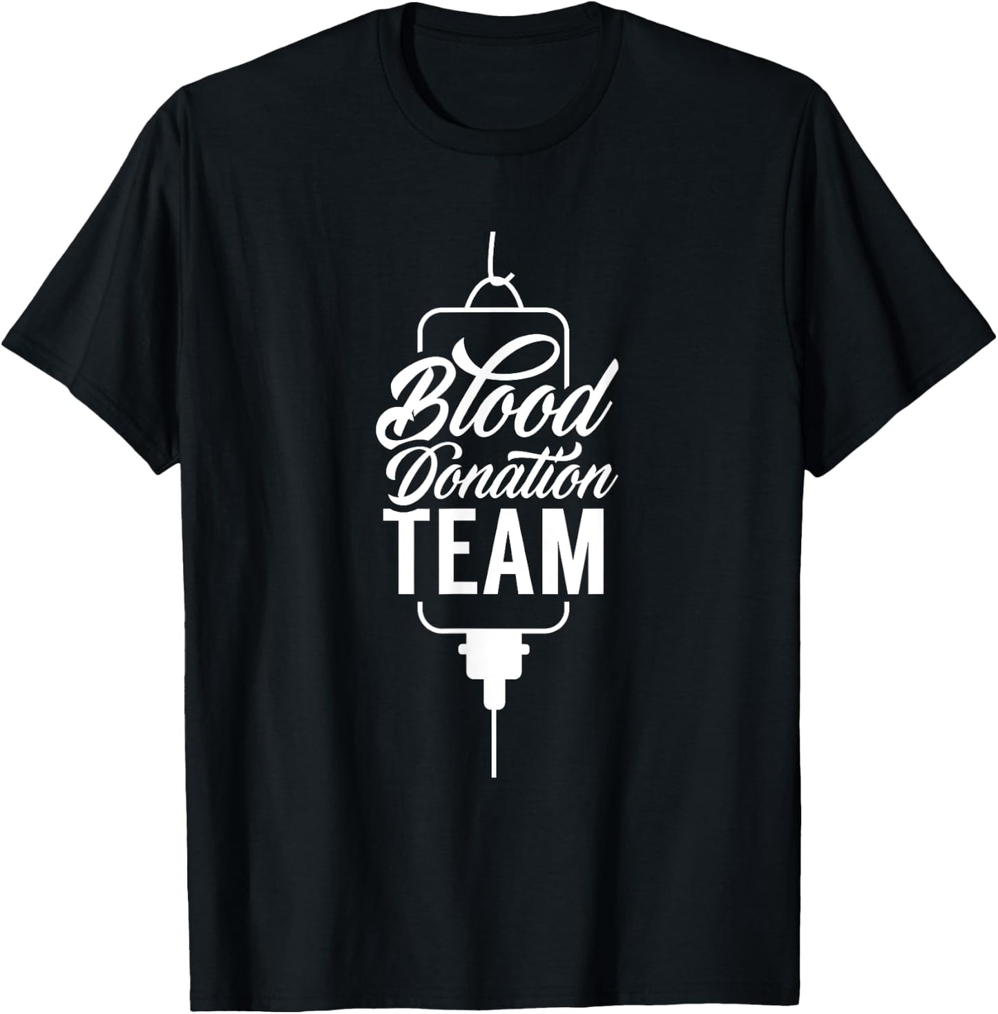 Blood Donation Team Donor Plasma Transfusion T-Shirt - T-Shirt | Black