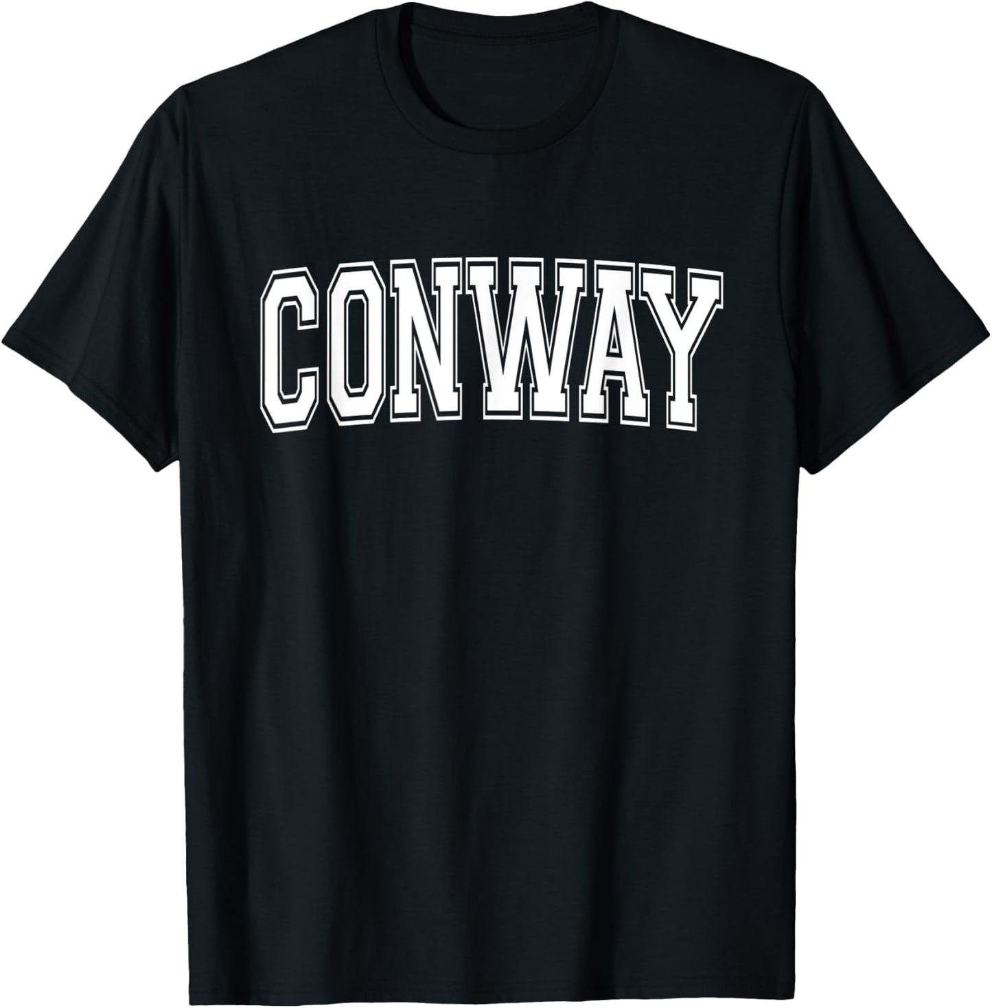 CONWAY SC SOUTH CAROLINA USA Vintage Sports Varsity Style T-Shirt - T-Shirt | Black