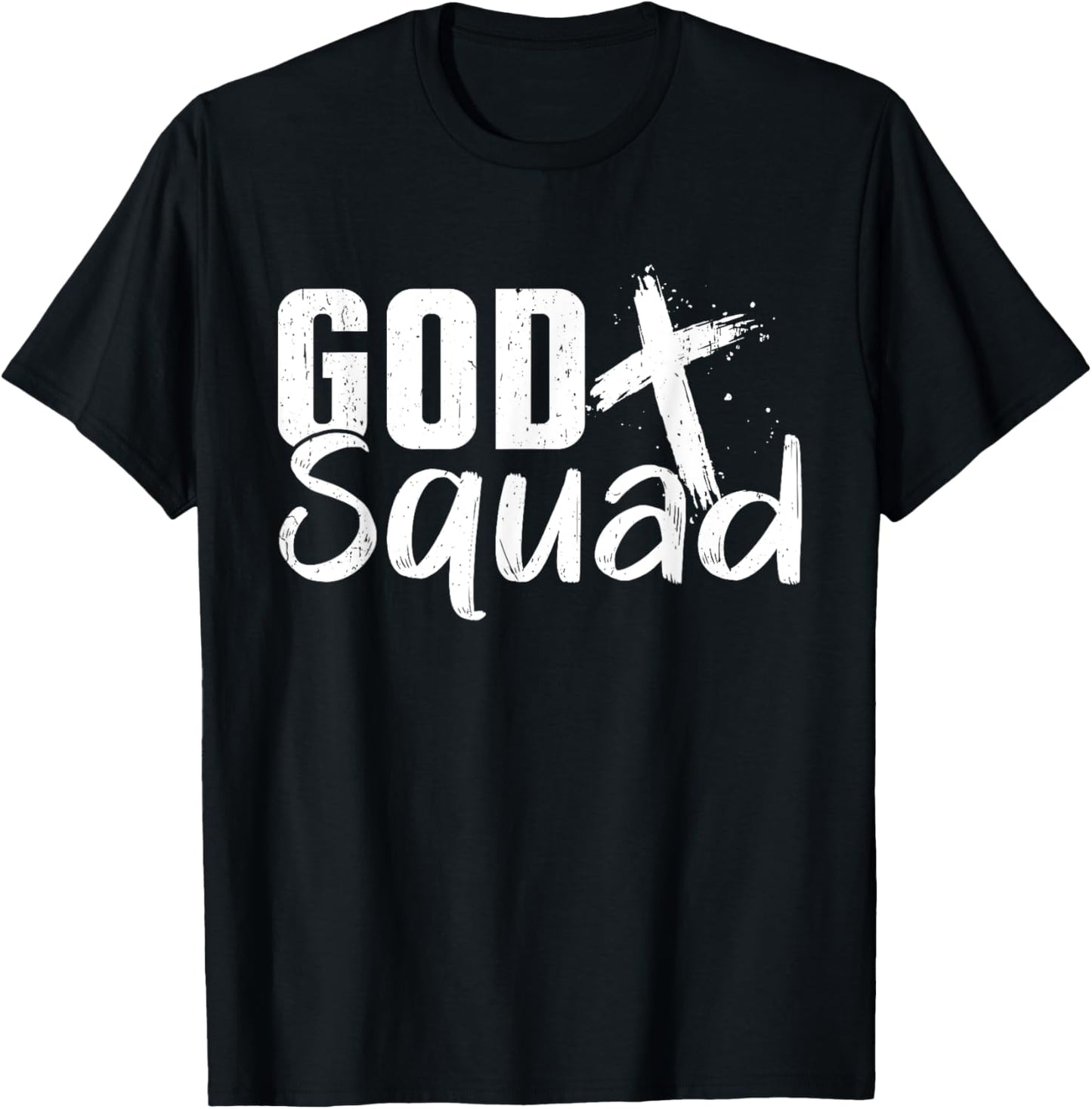 God Squad Prayer Apparel Faith Believer T-Shirt - T-Shirt | Black