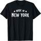 Made In New York NY City NYC New Yorker My Home State Pride T-Shirt - T-Shirt | Black