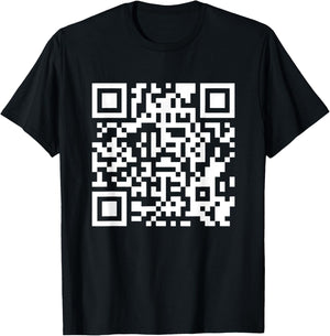Funny QR President Trump Dance Code T-Shirt - T-Shirt | Black