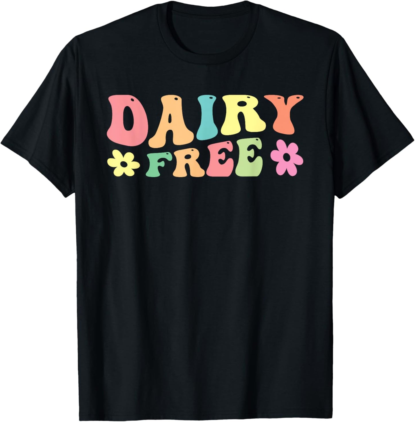 Dairy Free Lactose Intolerant T-Shirt - T-Shirt | Black