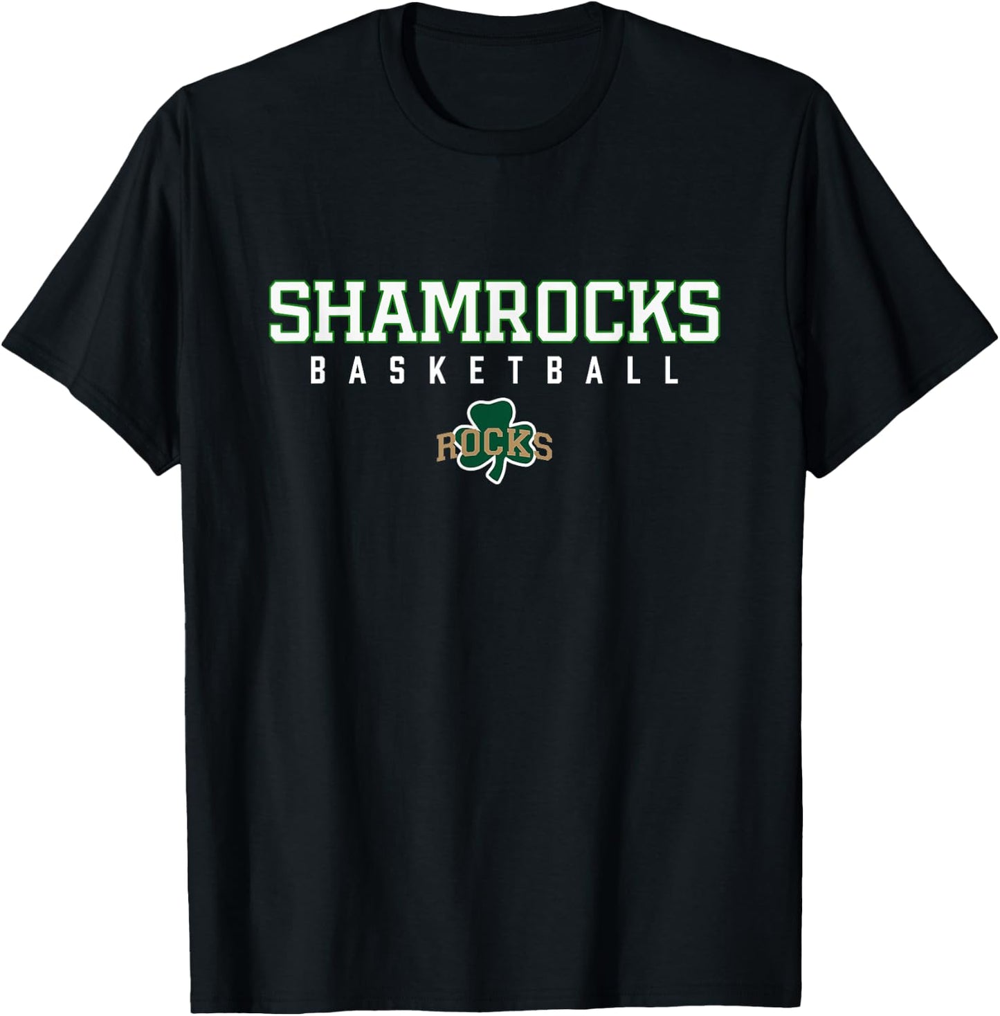Westfield Shamrocks Logo Basketball HS T-Shirt - T-Shirt | Black