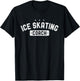 Ice Skating Coach Vintage Ice Skating T-Shirt - T-Shirt | Black