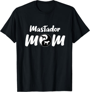 Mastador Mom Gifts Cross Breed Owners Mum Pet Mastador Dog Men Women Girls Kids T-Shirt - T-Shirt | Black