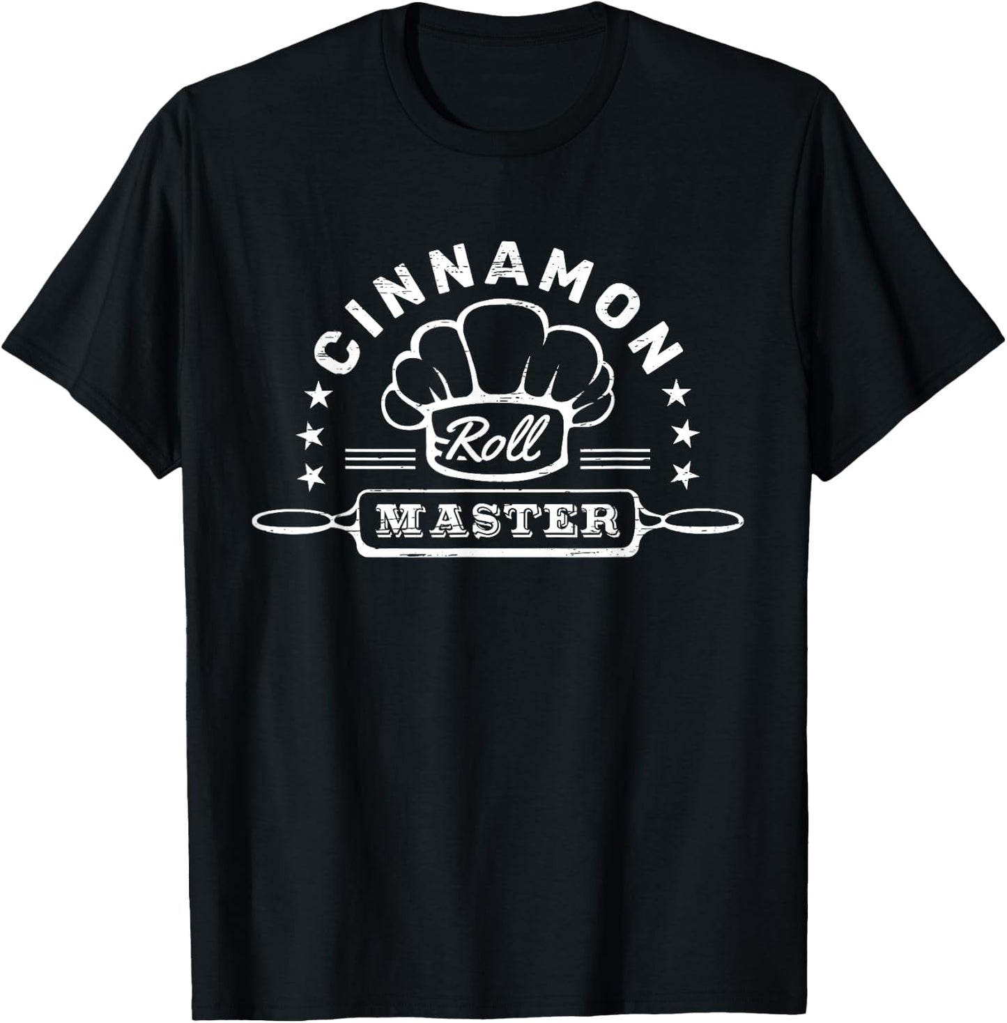 Cinnamon Roll Master Baking Chef Enthusiast T-Shirt - T-Shirt | Black