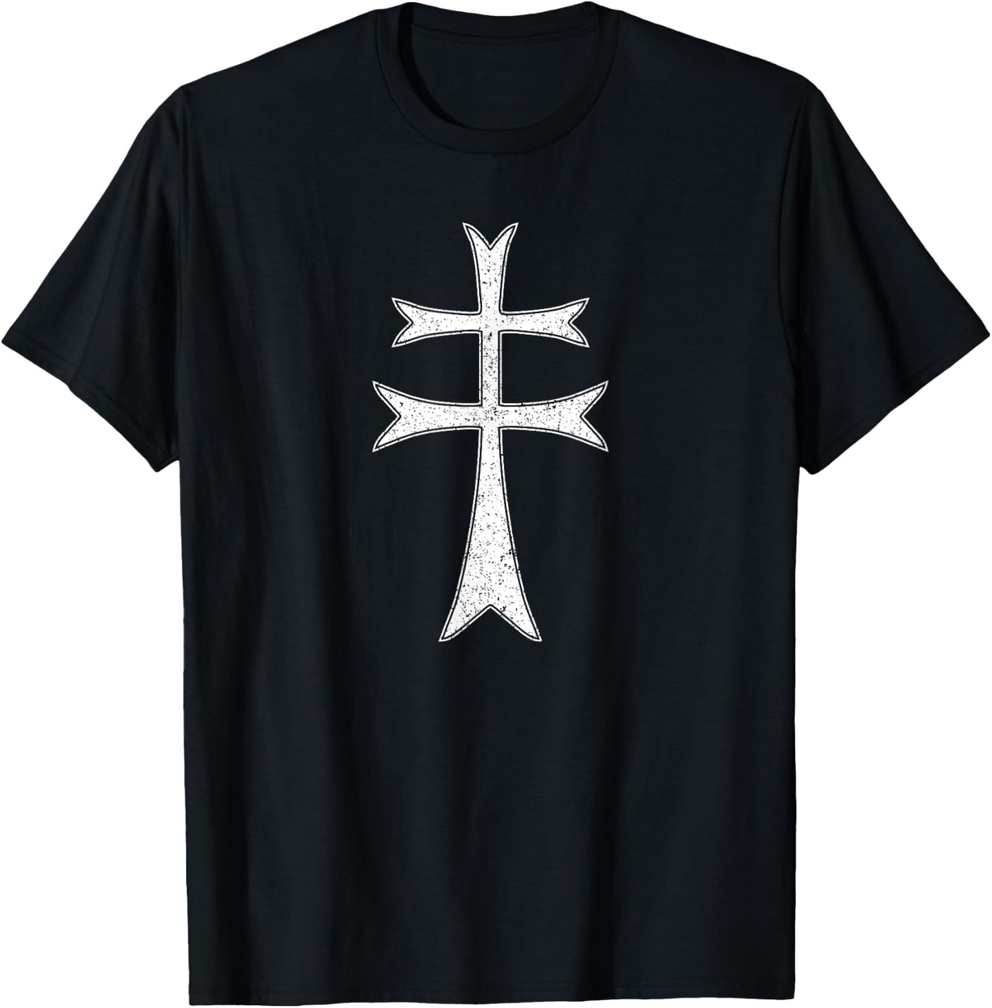 Order of the Holy Ghost Cross Emblem T-Shirt - T-Shirt | Black