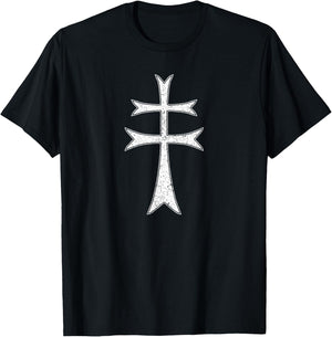 Order of the Holy Ghost Cross Emblem T-Shirt - T-Shirt | Black