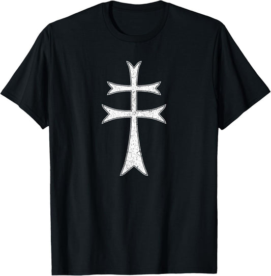 Order of the Holy Ghost Cross Emblem T-Shirt - T-Shirt | Black