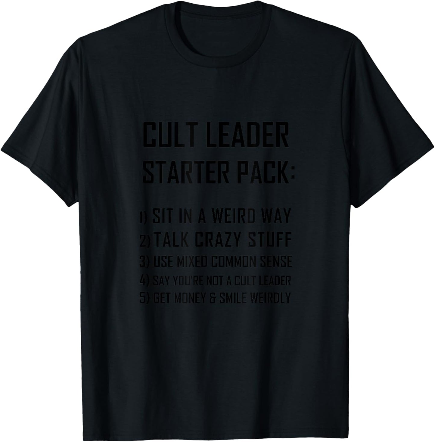 Cult Leader Starter Pack T-Shirt - T-Shirt | Black