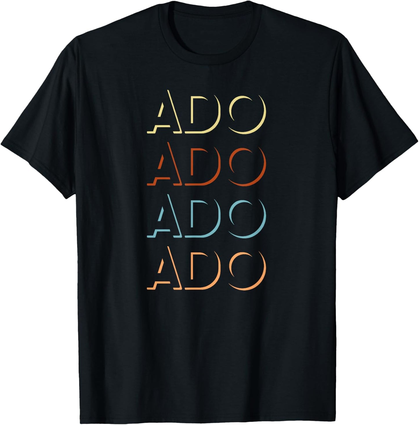 Ado First Name My Personalized Named T-Shirt - T-Shirt | Black