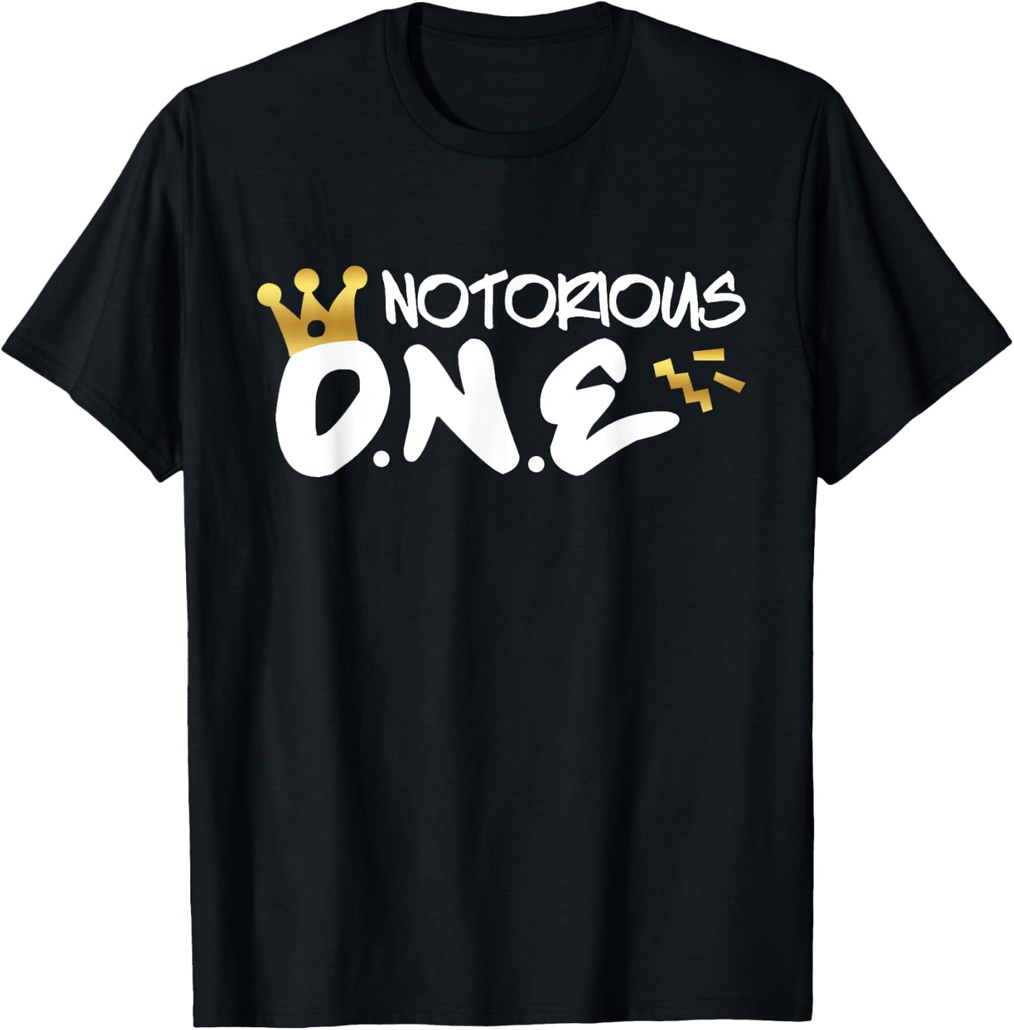 One Of The Notorious One Old School 1st Hip Hop Birthday T-Shirt - T-Shirt | Black
