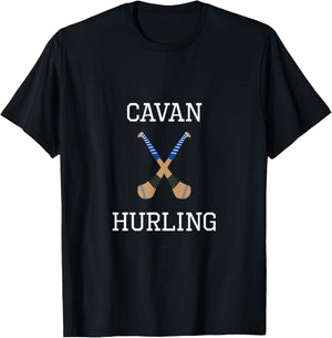 Cavan Hurling Irish County Ireland Hurling T-Shirt - T-Shirt | Black