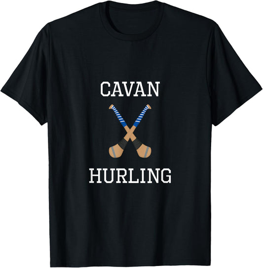 Cavan Hurling Irish County Ireland Hurling T-Shirt - T-Shirt | Black