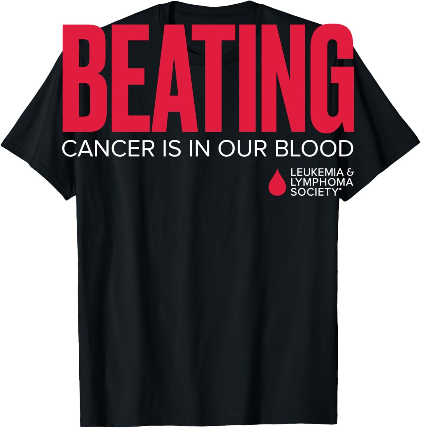 LLS - Beating Cancer is in Our Blood - T Shirt T-Shirt - T-Shirt | Black