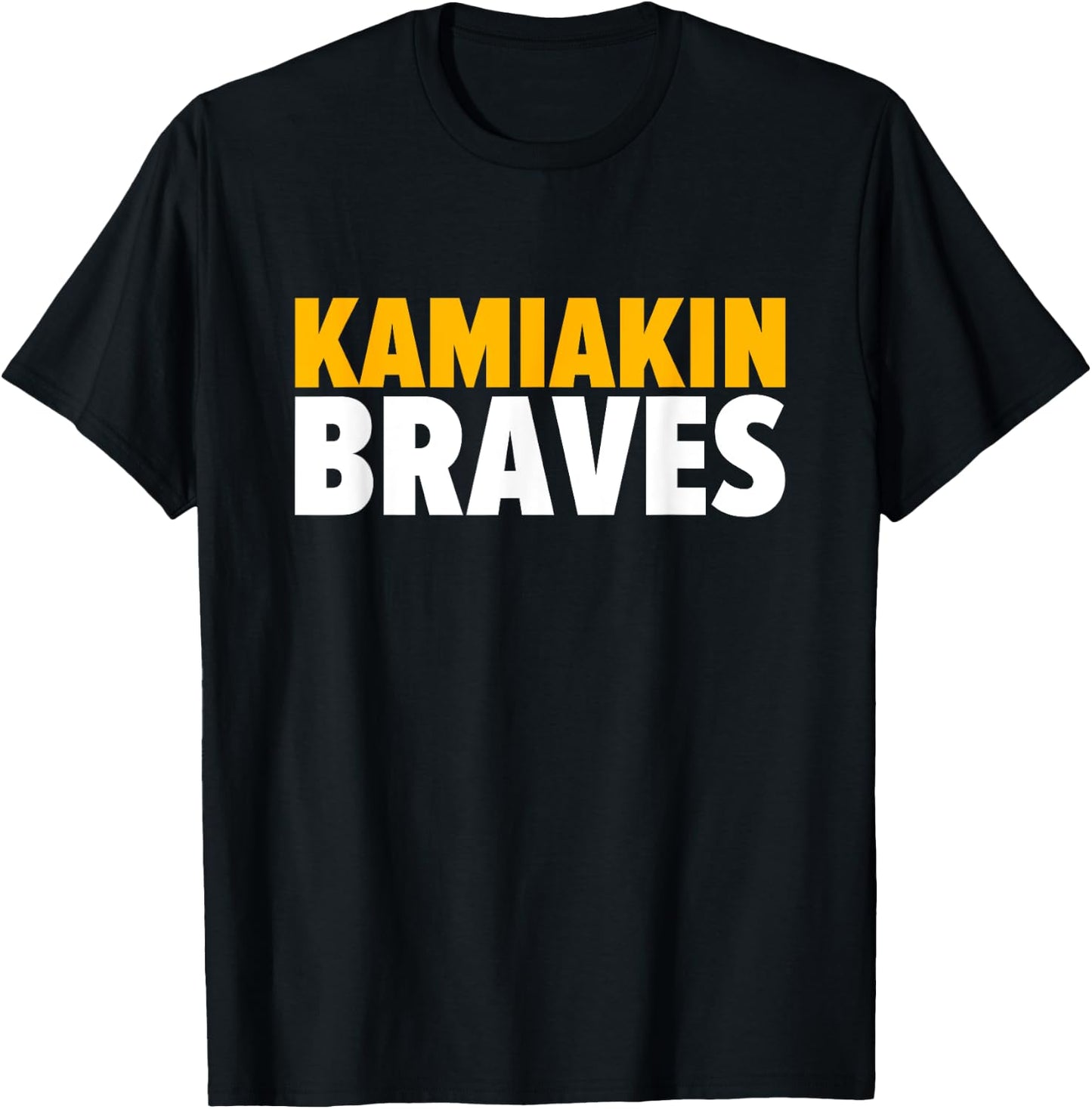 Kamiakin Braves Bold T-Shirt - T-Shirt | Black