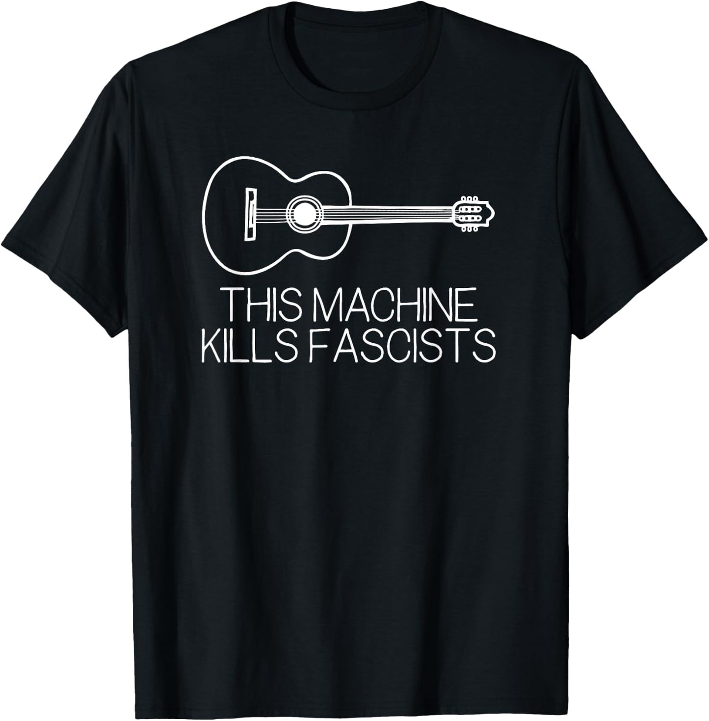 This Machine Kills Fascists T-Shirt - T-Shirt | Black