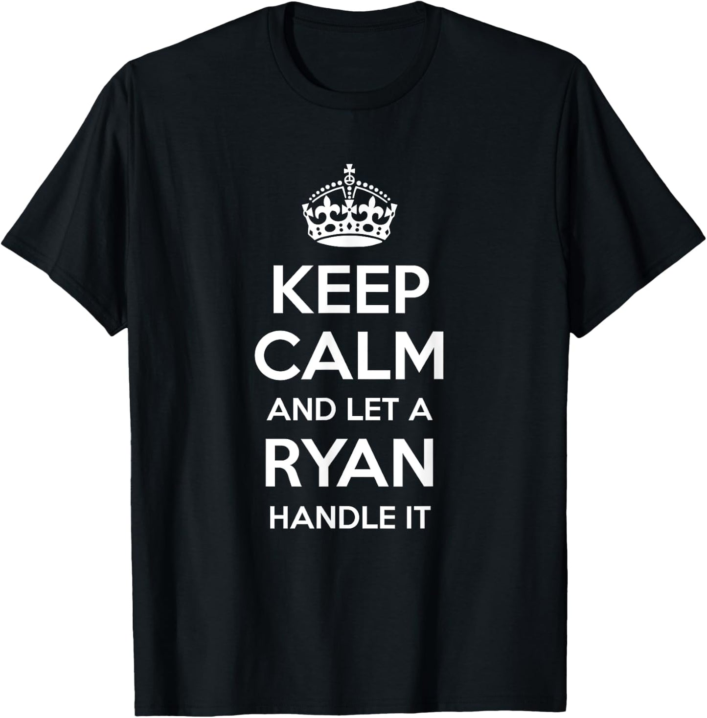 RYAN Funny Surname Family Tree Birthday Reunion Gift T-Shirt - T-Shirt | Black