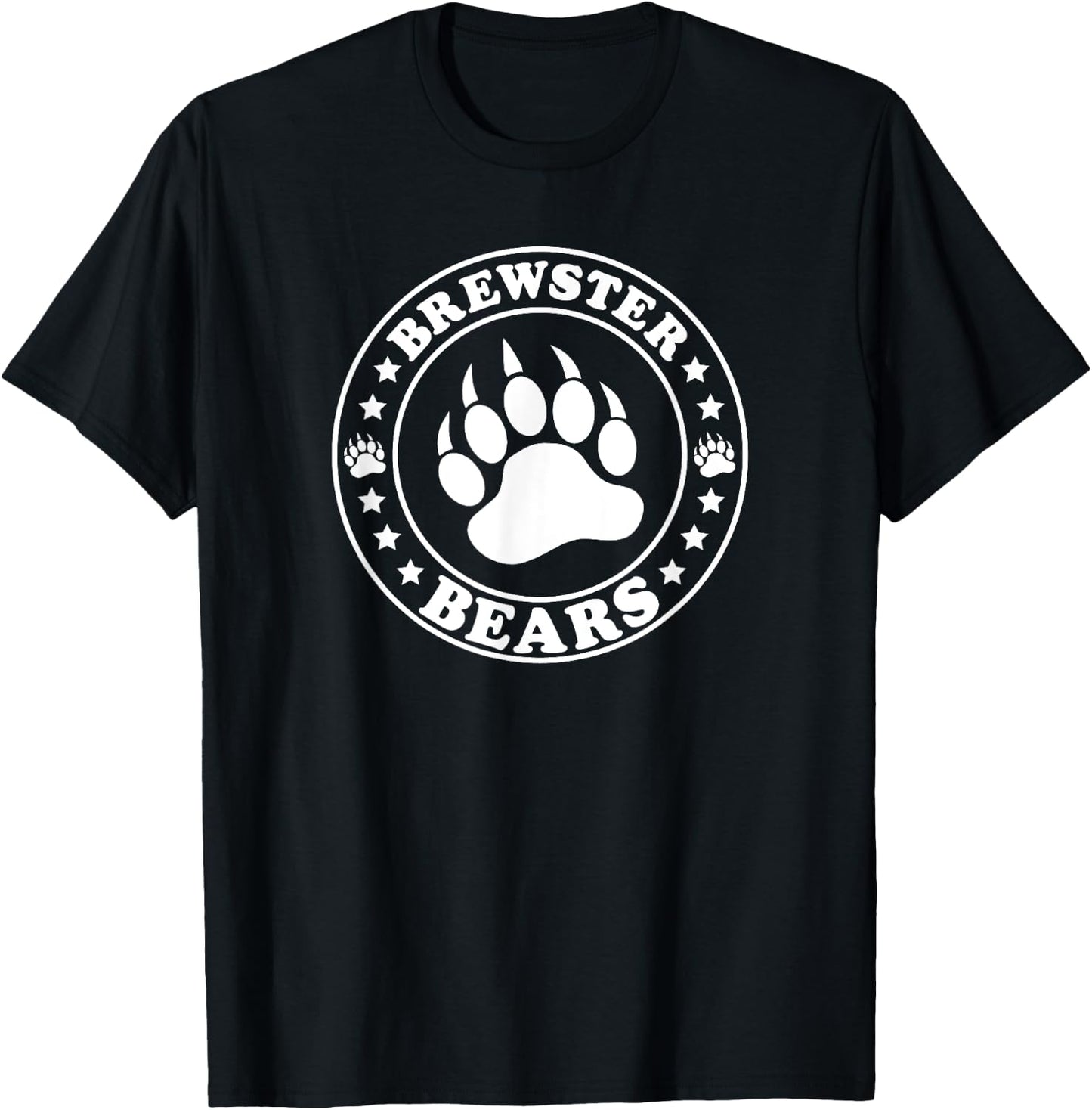 Brewster Bears Team Spirit School Sports T-Shirt - T-Shirt | Black