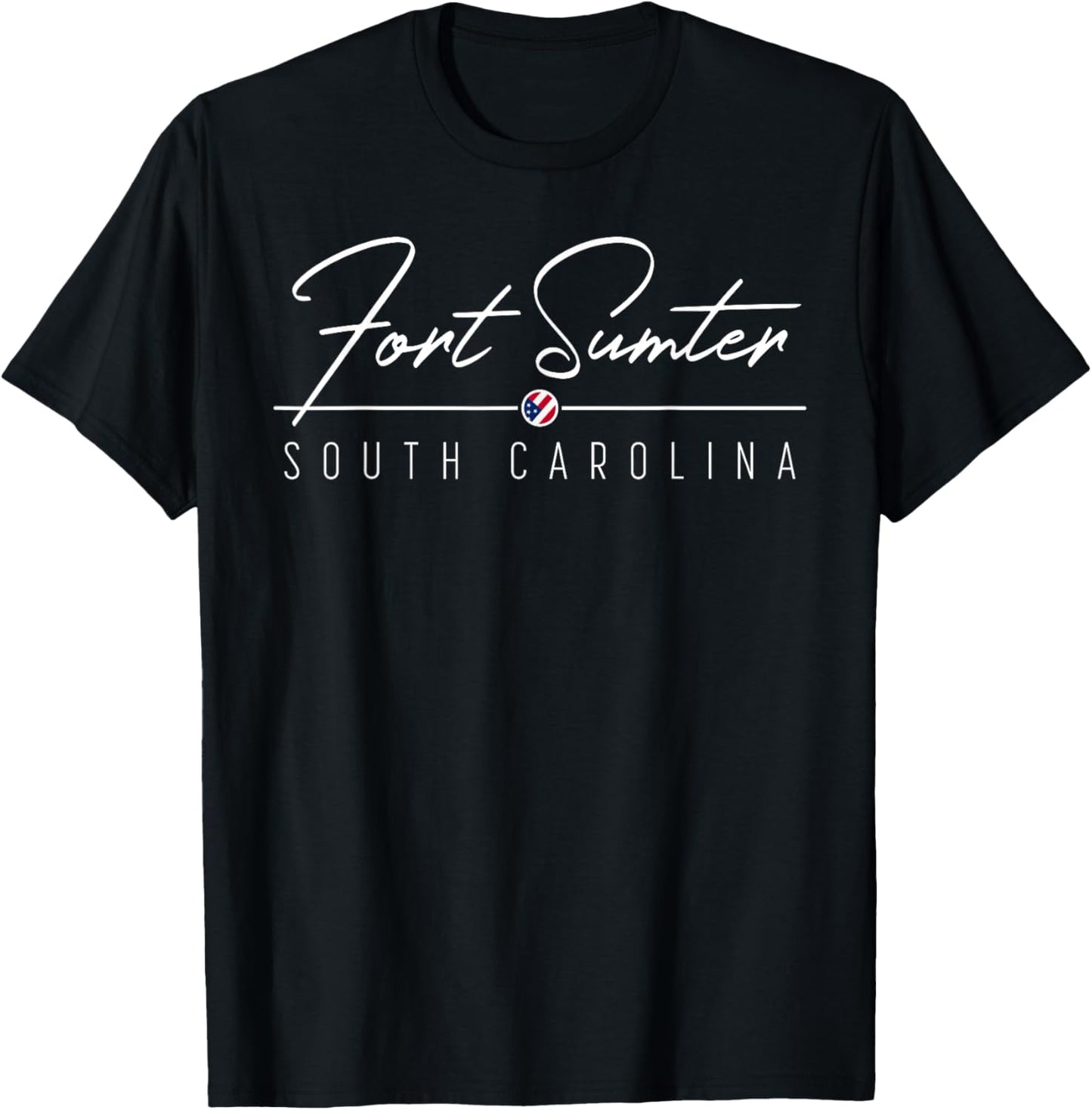Fort Sumter SC T-Shirt - T-Shirt | Black