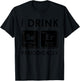 Funny I Drink Beer Periodically Periodic Table Science Nerd T-Shirt - T-Shirt | Black
