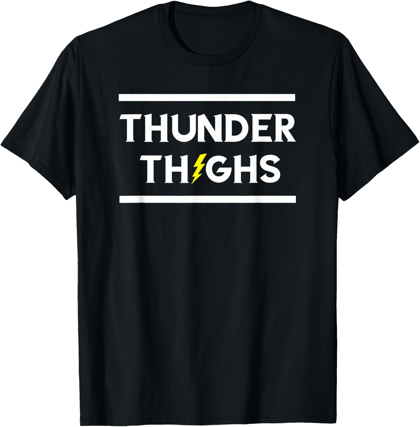 Thunder Thighs Body Positive Shirt T-Shirt - T-Shirt | Black