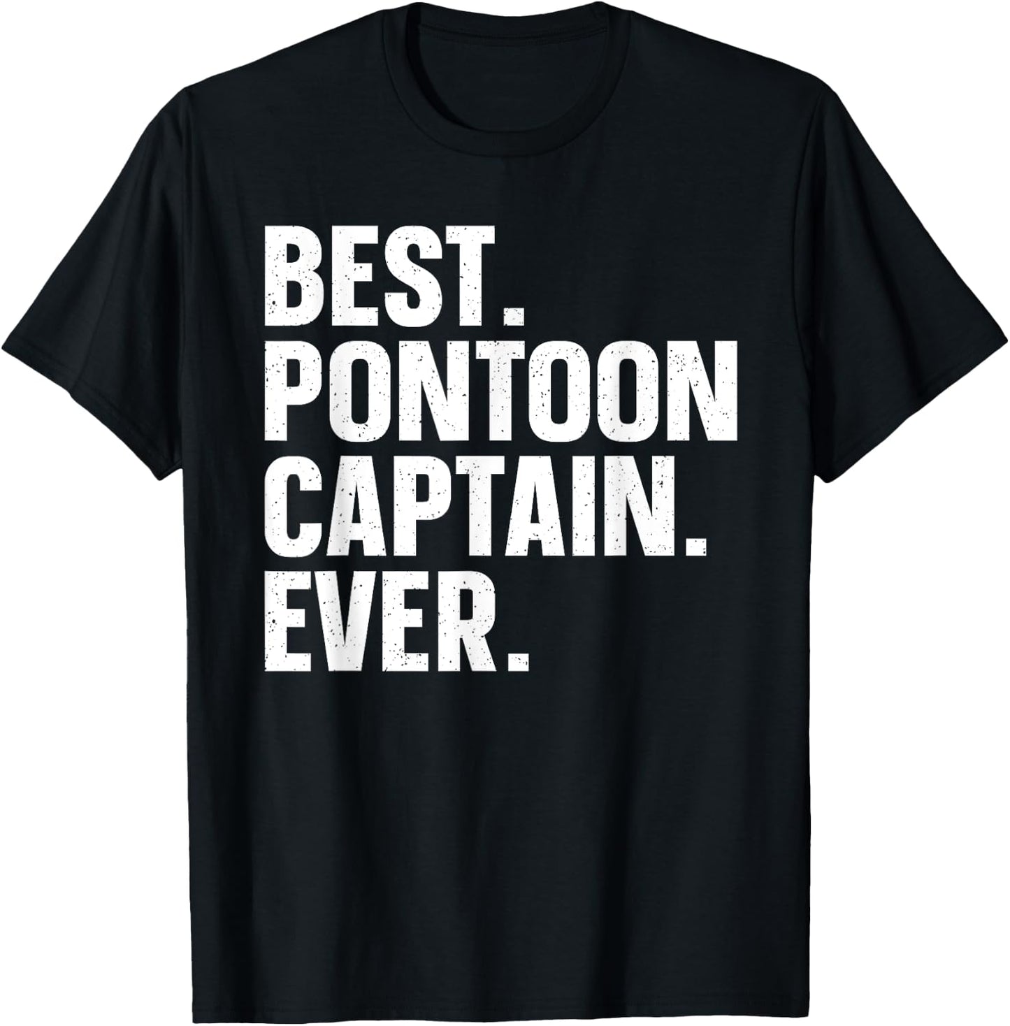 Pontoon Boat Captain Art Women Lake Pontooning Lover T-Shirt - T-Shirt | Black