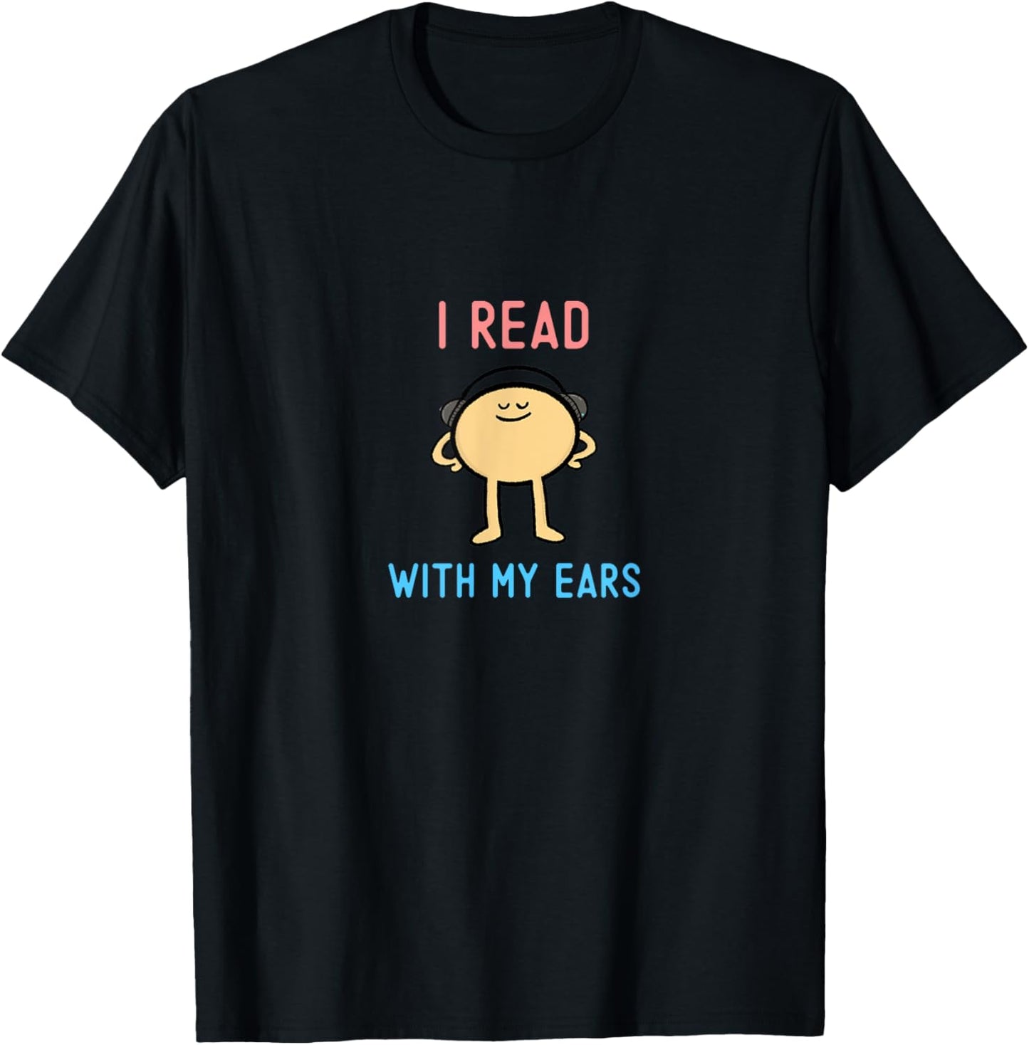 Funny Gift Audiobooks Lover T-Shirt - T-Shirt | Black