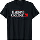 Harding Coolidge Retro Presidential Campaign Shirt T-Shirt - T-Shirt | Black