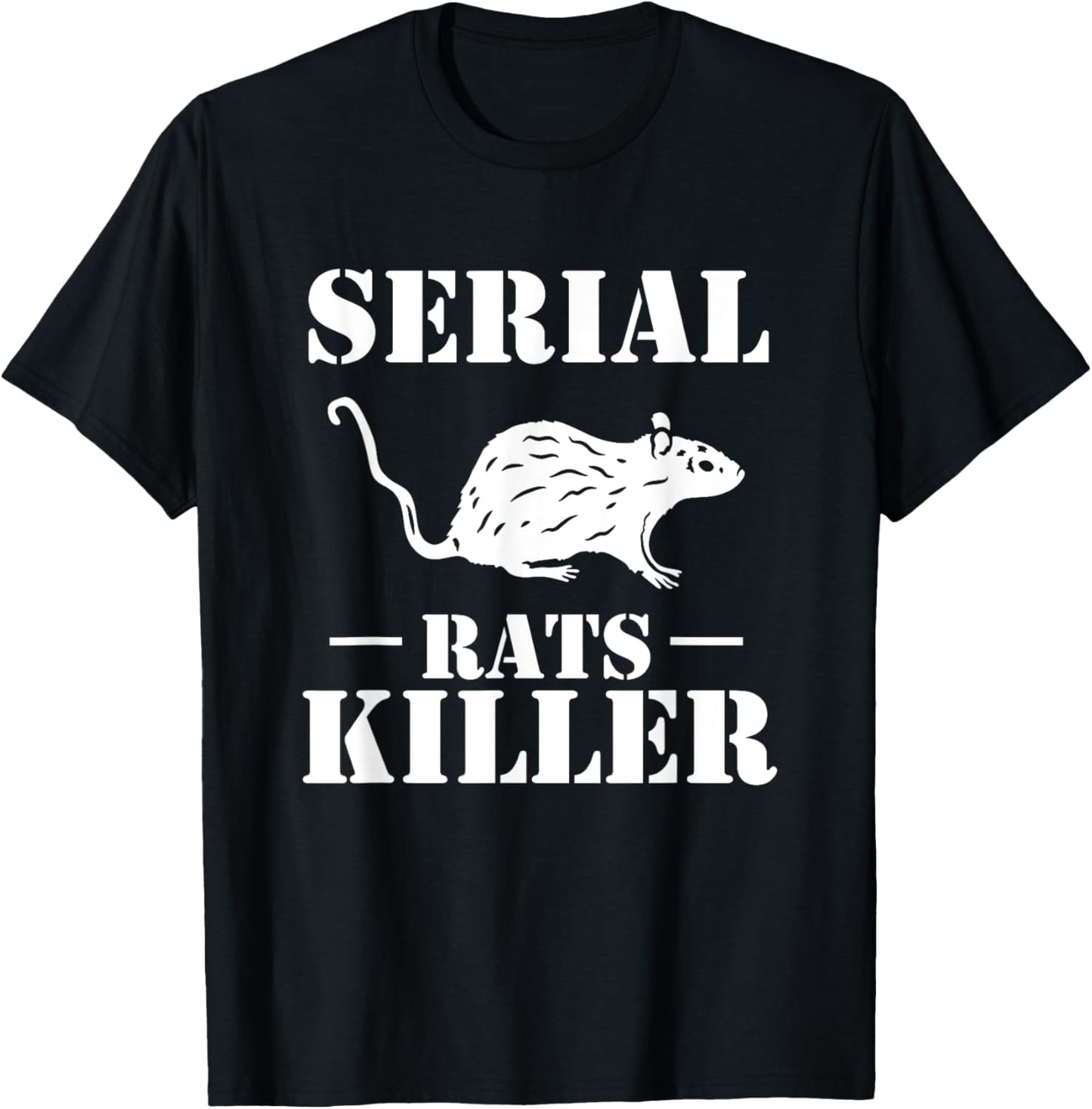 Serial Rats Killer Exterminator Pest Control T-Shirt - T-Shirt | Black
