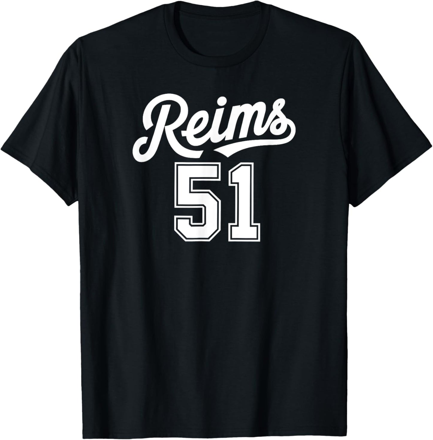 Reims 51 , Black, S T-Shirt - T-Shirt | Black
