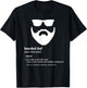 Bearded Chef Shirt Funny Beard Joke Cook Gift T-Shirt - T-Shirt | Black