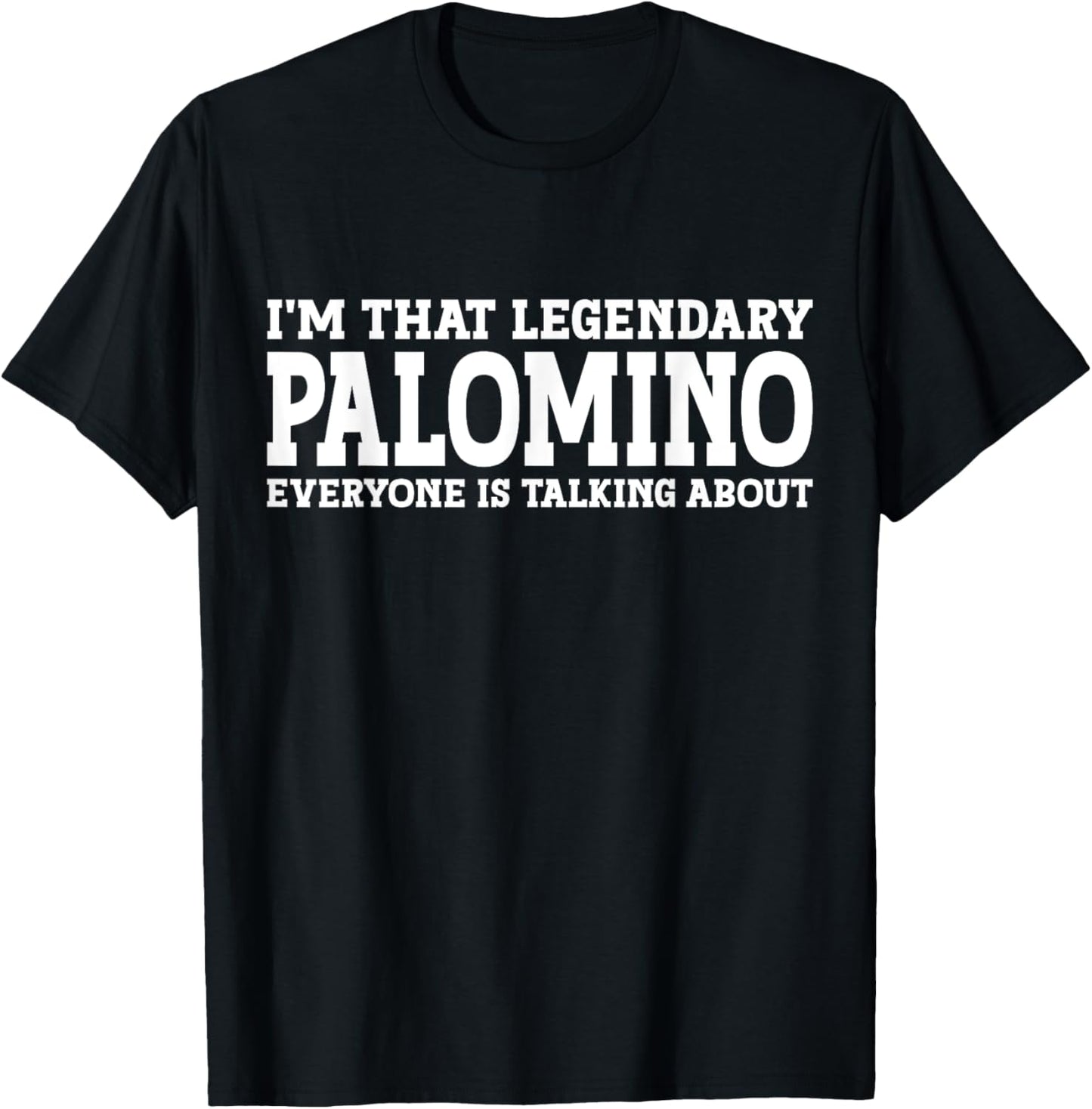 Palomino Surname Funny Team Family Last Name Palomino T-Shirt - T-Shirt | Black