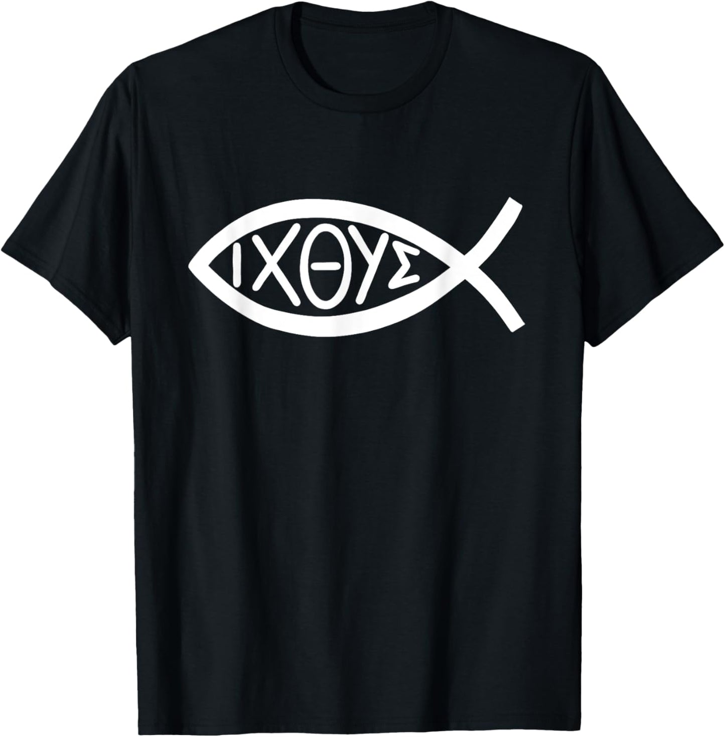 Jesus Fish T-Shirt - T-Shirt | Black