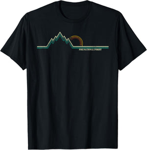 Pike National Forest (Colorado) T-Shirt - T-Shirt | Black
