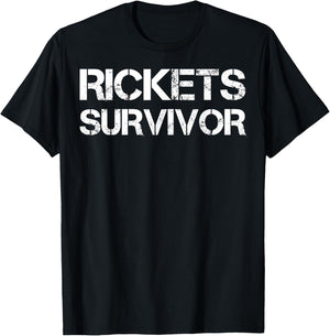 Rickets Survivor T-Shirt - T-Shirt | Black