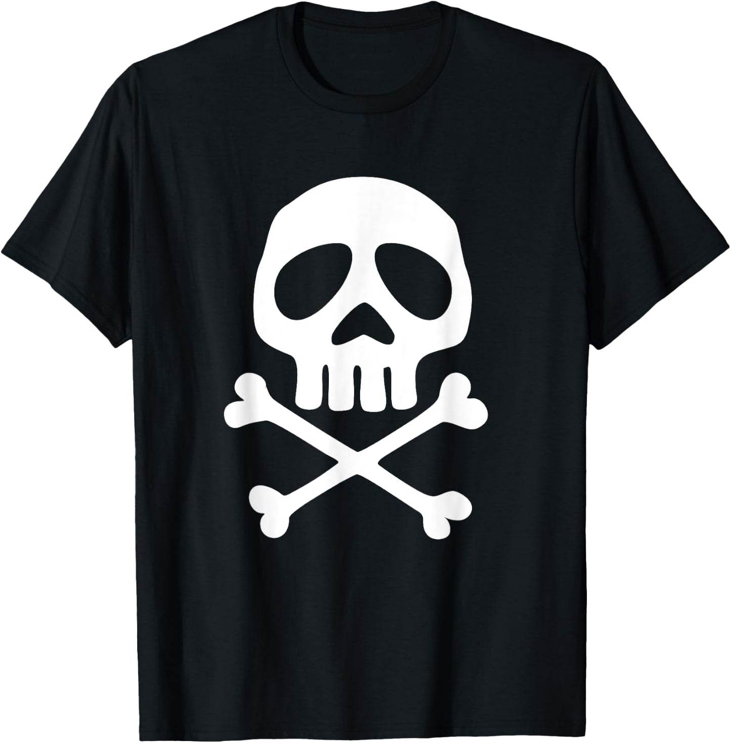 Skull, Space Pirate, Captain Party Halloween Day of the Dead T-Shirt - T-Shirt | Black