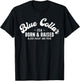 USA Patriotic Blue Collar Blood Sweat & Pride Blue Collar Women Men T-Shirt - T-Shirt | Black