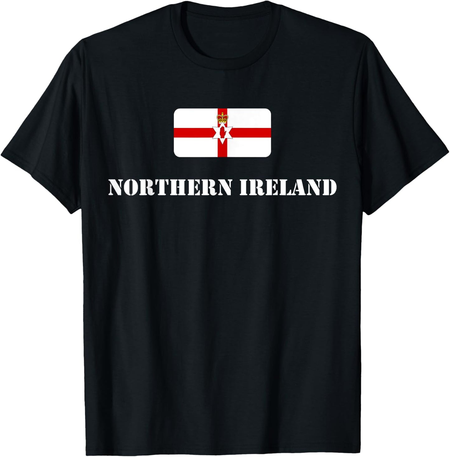 Northern Ireland Flag, Norlin Airlann, Northern Ireland T-Shirt - T-Shirt | Black