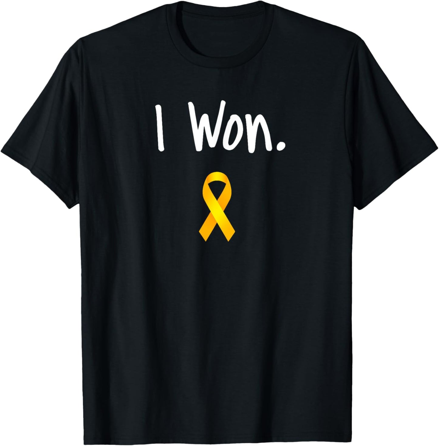 Appendix Cancer Survivor, I Won Appendix Cancer Awareness T-Shirt - T-Shirt | Black