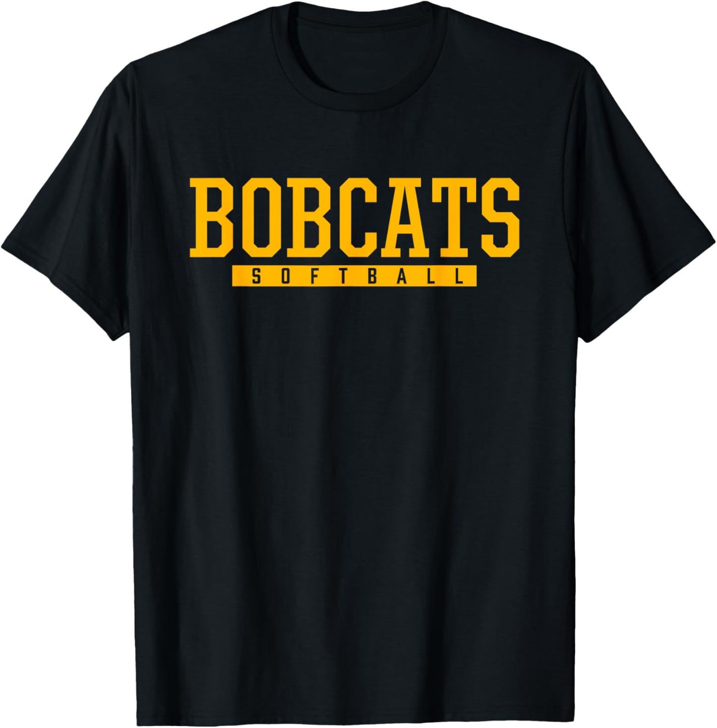 Radford Bobcats Softball HS T-Shirt - T-Shirt | Black