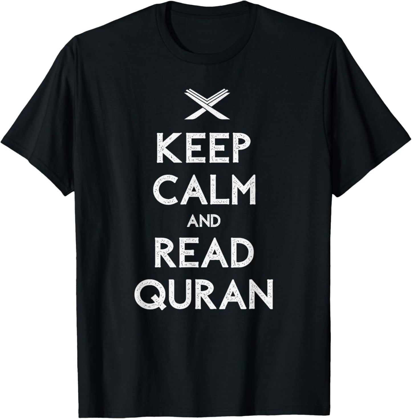 Eid Mubarak Read Quran Muslim Dawah T-Shirt - T-Shirt | Black