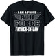 Proud Air Force Father-In-Law - Pride Military Dad-In-Law T-Shirt - T-Shirt | Black