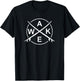 WAKE Wakesurf T Shirt Surfing Surf Board Surfboard Surfer T-Shirt - T-Shirt | Black