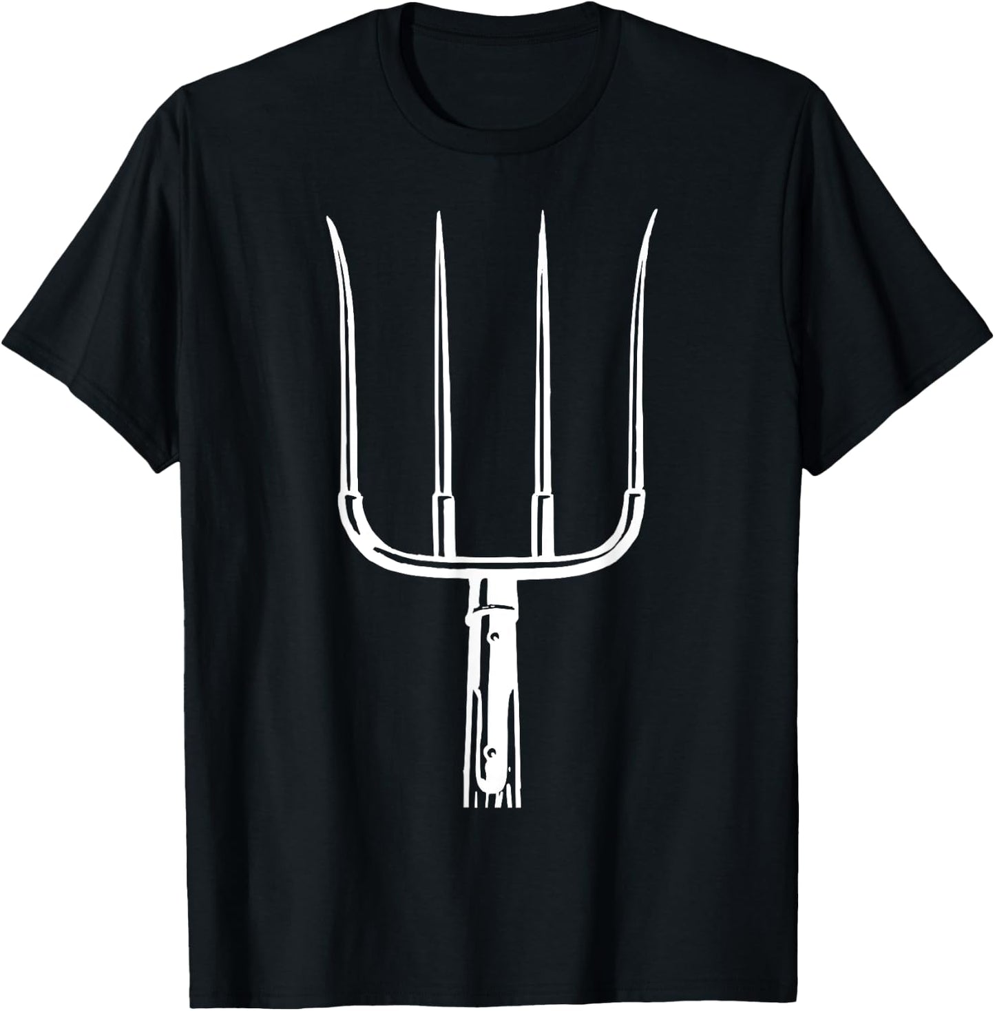 Pitchfork for a Homesteading Farmer T-Shirt - T-Shirt | Black