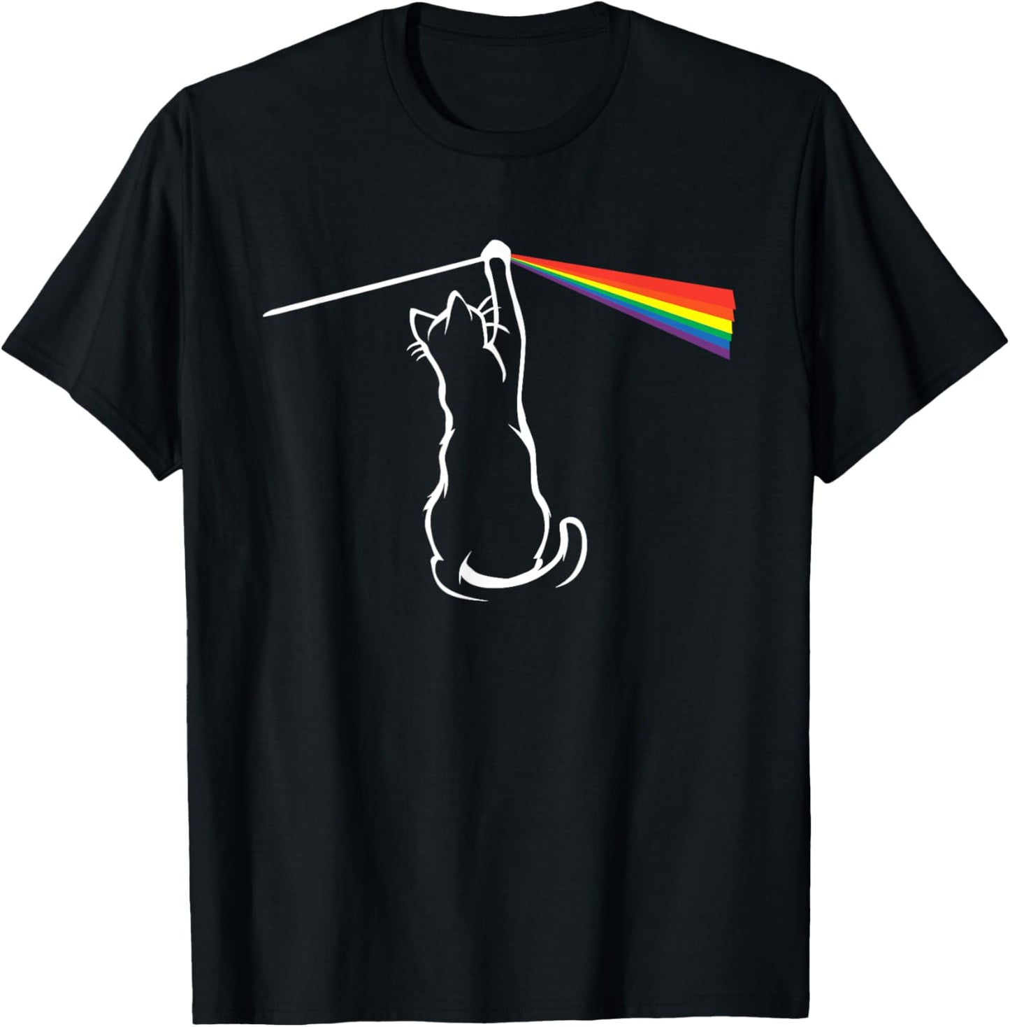 Funny Cat Rock Music Gift Kids Fra T-Shirt - T-Shirt | Black