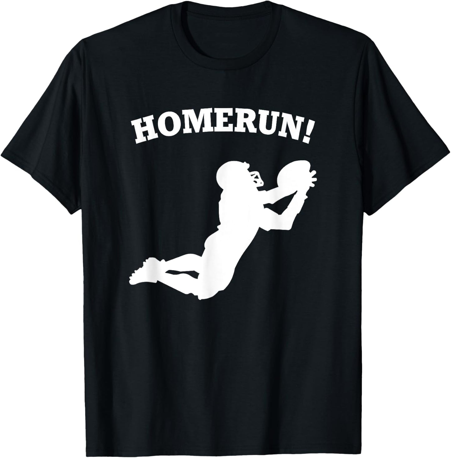 HomeRun - Football Sport Funny T-Shirt - T-Shirt | Black