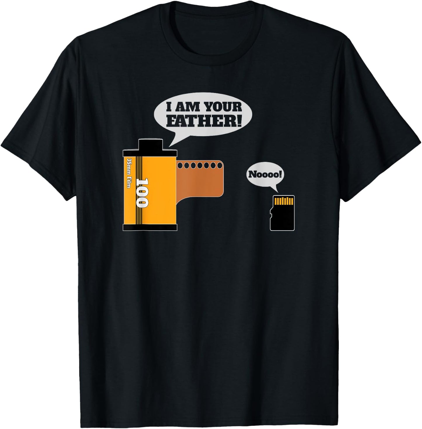 I Am Your Father | Funny Photography T-Shirt - T-Shirt | Black